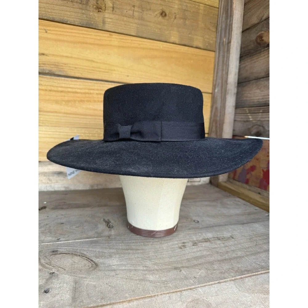 Nine West Black Wool Hat Ladies‎ New